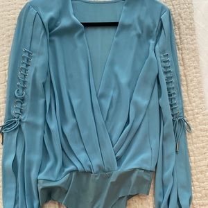 Beautiful lace up bodysuit